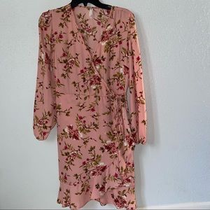 Target Floral Wrap Dress (Size M)